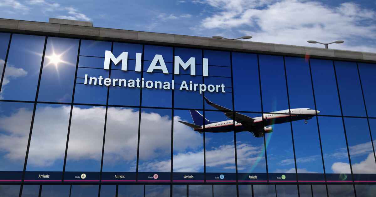 Airline Miami Airport MIA - Miami Airport MIA 1200 630 