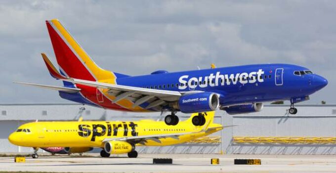 Southwest And Spirit Airlines At Miami Airport