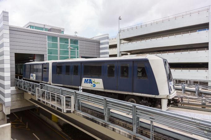 MIA People Mover Shuttle at Miami Airport