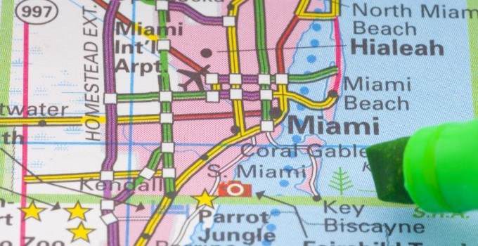Miami Airport MIA Map