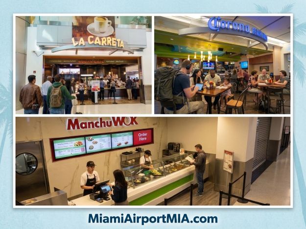 Dining Inside Miami Airport Dining Inside Miami Airport